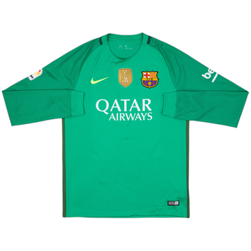 2016-17 Barcelona GK Shirt - 6/10 - (M)