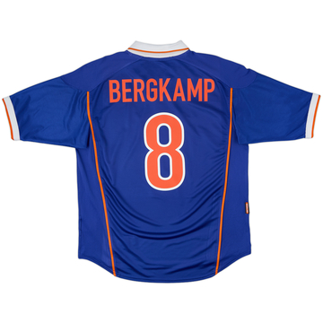 1998-00 Netherlands Away Shirt Bergkamp #8 - 8/10 - (L)