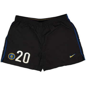 2000-01 Inter Milan Home Shorts #20 - 6/10 - (L)