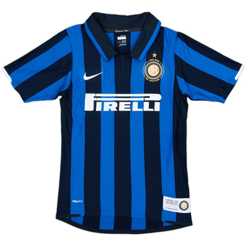 2007-08 Inter Milan Centenary Home Shirt - 6/10 - (L.Boys)
