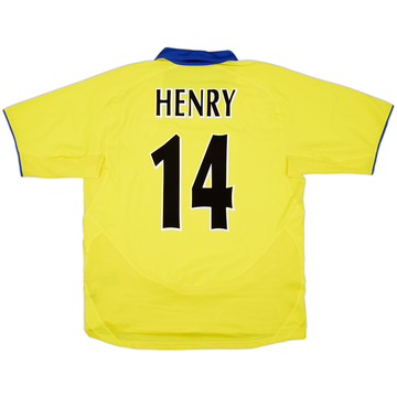 2003-05 Arsenal Away Shirt Henry #14 - 9/10 - (L)