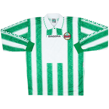 1996-98 Rapid Vienna Home L/S Shirt - 9/10 - (XL)