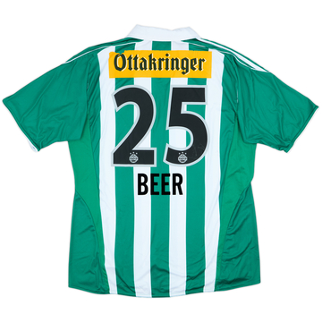 2010-11 Rapid Vienna Signed Away Shirt Beer #25 - 6/10 - (XL)