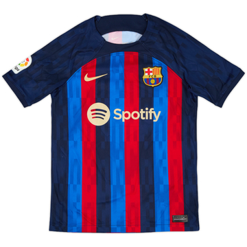 2022-23 Barcelona Home Shirt - 9/10 - (M.Boys)
