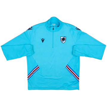 2022-23 Sampdoria Macron 1/4 Zip Drill Top - 7/10 - (L.Boys)