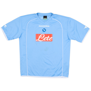 2006-07 Napoli Home Shirt - 6/10 - (XL.Boys)