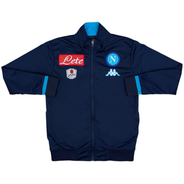 2015-16 Napoli Kappa Track Jacket - 8/10 - (L.Boys)