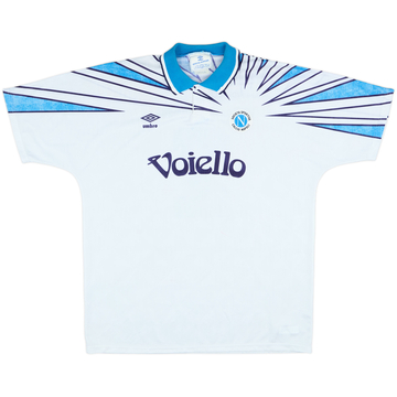 1991-93 Napoli Away Shirt #2 - 7/10 - (XL)
