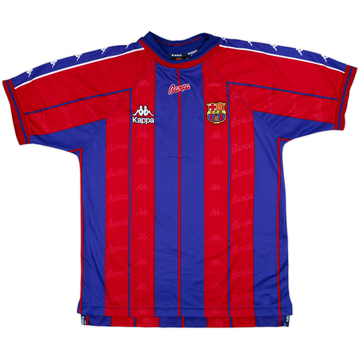 1997-98 Barcelona Home Shirt - 8/10 - (L)