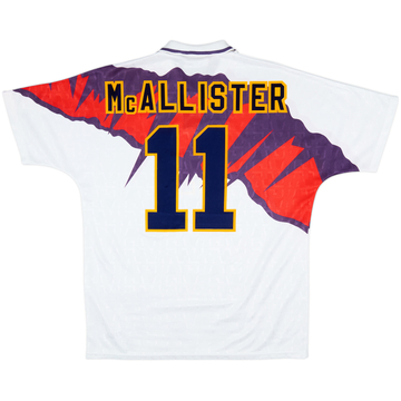 1991-93 Scotland Away Shirt McAllister #11 - 8/10 - (XL)