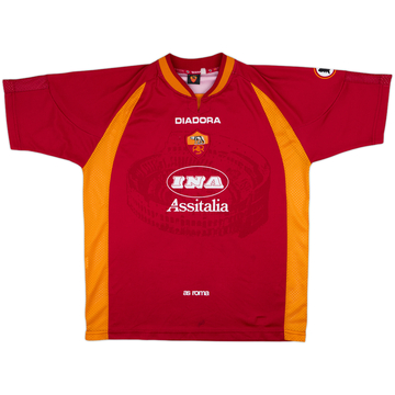 1997-98 Roma Home Shirt - 7/10 - (XL)