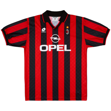 1995-96 AC Milan Home Shirt - 9/10 - (XL)