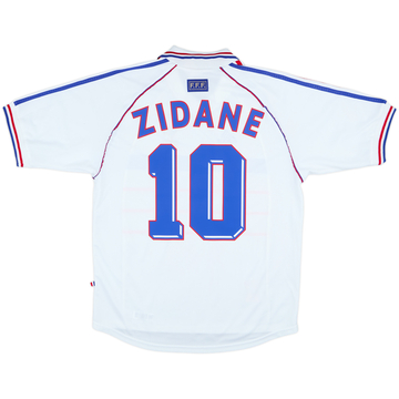 1998 France Away Shirt Zidane #10 - 8/10 - (M)