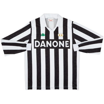 1992-94 Juventus Home L/S Shirt - 9/10 - (M)