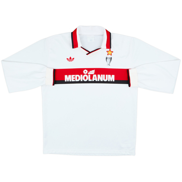 1990-91 AC Milan Away L/S Shirt - 8/10 - (L)