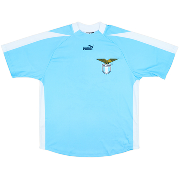 2003-04 Lazio Signed Basic Home Shirt - 8/10 - (M)