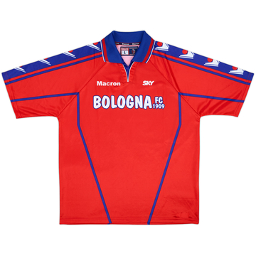 2002-03 Bologna Macron Training Shirt - 8/10 - (L)