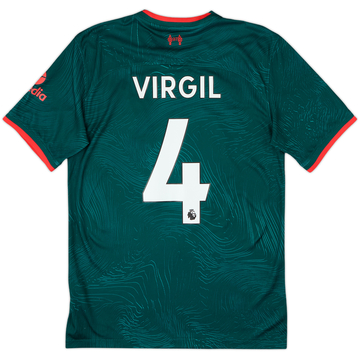 2022-23 Liverpool Third Shirt Virgil #4 - 8/10 - (S)