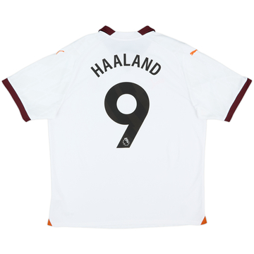 2023-24 Manchester City Away Shirt Haaland #9 - 9/10 - (XL)