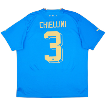 2022-23 Italy Home Shirt Chiellini #3 - 10/10 - (XL)