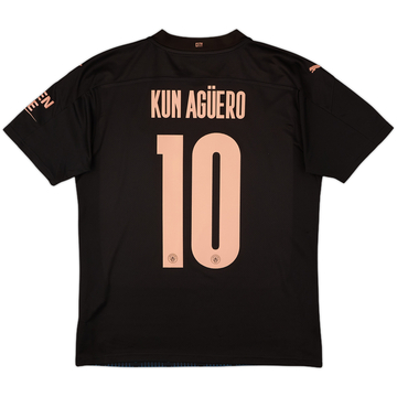 2020-21 Manchester City Away Shirt Kun Aguero #10 - 9/10 - (M)