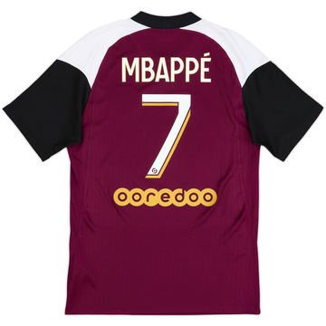 2020-21 Paris Saint-Germain Third Shirt Mbappe #7 - 6/10 - (S)