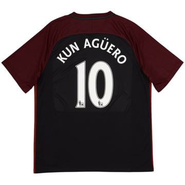 2016-17 Manchester City Camiseta de visitante Kun Aguero #10 - 9/10 - (XL)