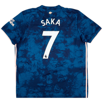 2020-21 Arsenal Third Shirt Saka #7 - 9/10 - (XL)