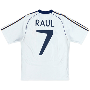 1998-00 Real Madrid Home Shirt Raul #7 - 6/10 - (15-16 Years)