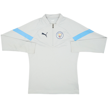 2022-23 Manchester City Puma 1/4 Zip Drill Top - 8/10 - (S)