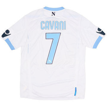 2010-11 Napoli Away Shirt Cavani #7 - 7/10 - (L)