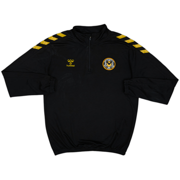2020-21 Newport County Hummel 1/4 Zip Training Top - 6/10 - (S)