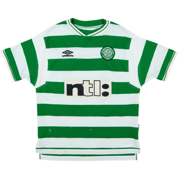 1999-01 Celtic Home Shirt - 5/10 - (Y)