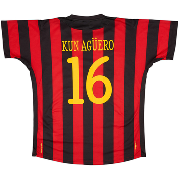 2011-12 Manchester City Away Shirt Kun Aguero #16 - 8/10 - (L)