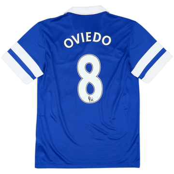 2013-14 Everton Home Shirt Oviedo #8 - 8/10 - (S)