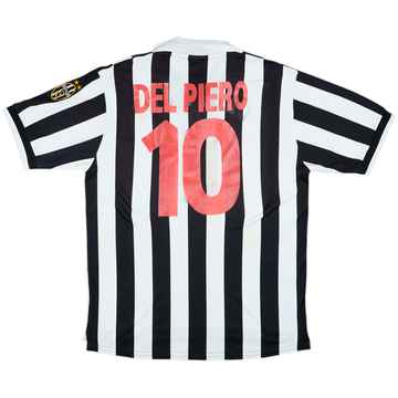 1998-99 Juventus Home Shirt Del Piero #10 - 5/10 - (XL)