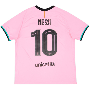 2020-21 Barcelona Third Shirt Messi #10 - 8/10 - (XL)