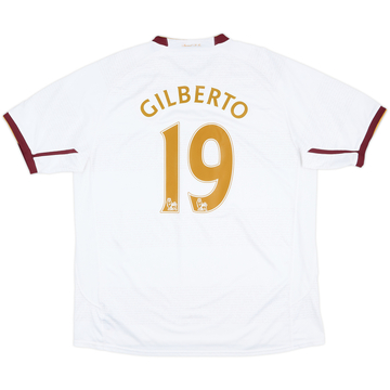 2007-08 Arsenal Away Shirt Gilberto #19 - 8/10 - (XL)