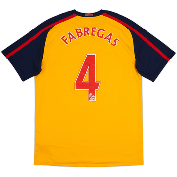 2008-09 Arsenal Camiseta Visitante Fabregas #4 - 5/10 - (M)