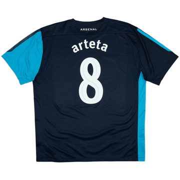 2011-12 Arsenal Away Shirt Arteta #8 - 8/10 - (XL)