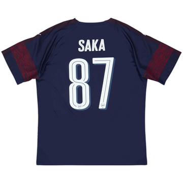2018-19 Arsenal Away Shirt Saka #87 - 8/10 - (L)