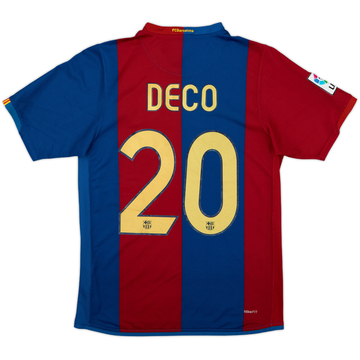 2006-07 Barcelona Home Shirt Deco #20 - 7/10 - (S)