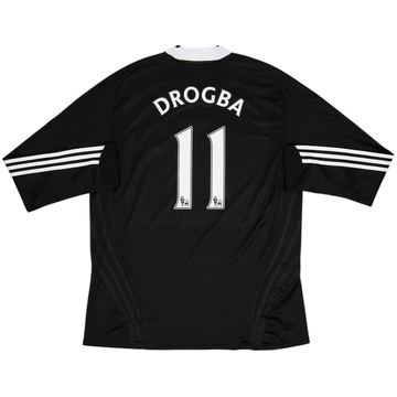 2008-09 Chelsea Away L/S Shirt Drogba #11 - 8/10 - (XL)
