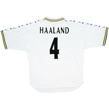 Camiseta de local del Leeds United 1998-00 Haaland #4 - 8/10 - (XL)