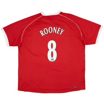 2006-07 Manchester United Home Shirt Rooney #8 - 6/10 - (3XL)