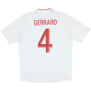 2012-13 England Home Shirt Gerrard #4 - 8/10 - (L)
