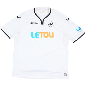 2017-18 Swansea Home Shirt - 8/10 - (3XL)
