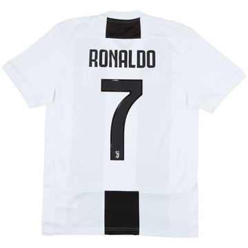 2018-19 Juventus Home Shirt Ronaldo #7 - 10/10 - (S)