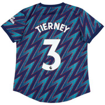 2021-22 Arsenal Third Shirt Tierney #3 - 5/10 - (Women's L)