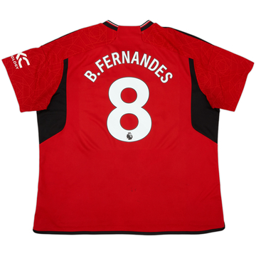2023-24 Manchester United Home Shirt B.Fernandes #8 - 6/10 - (3XL)
